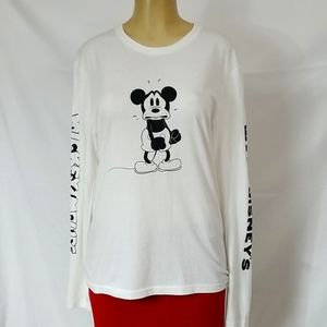 VINTAGE MICKEY MOUSE DISNEY LONG SLEEVE SHIRT BY BOX LUNCH
